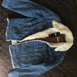 levis Ex-Boyfriend Wool Lined Trucker Jacket